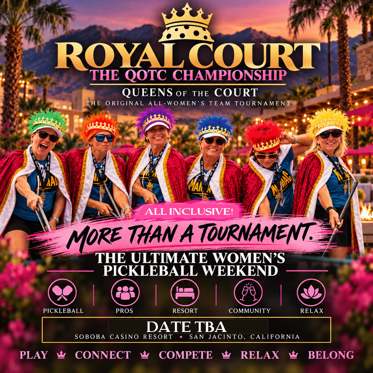 Royal Court QOTC Championship event flyer